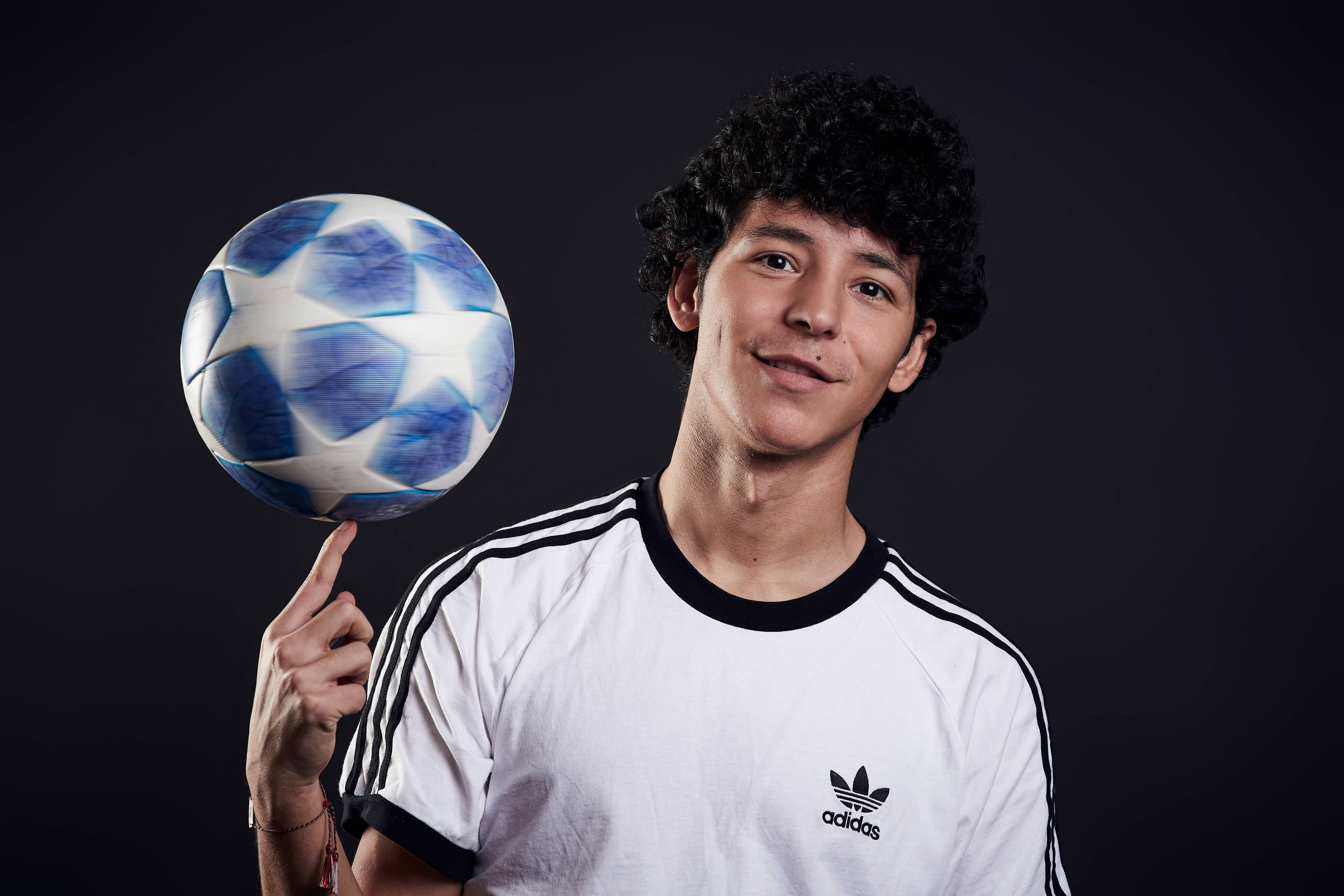 Retrato de fotografía deportiva de Naza realizado por Carlos Ruiz en Madrid