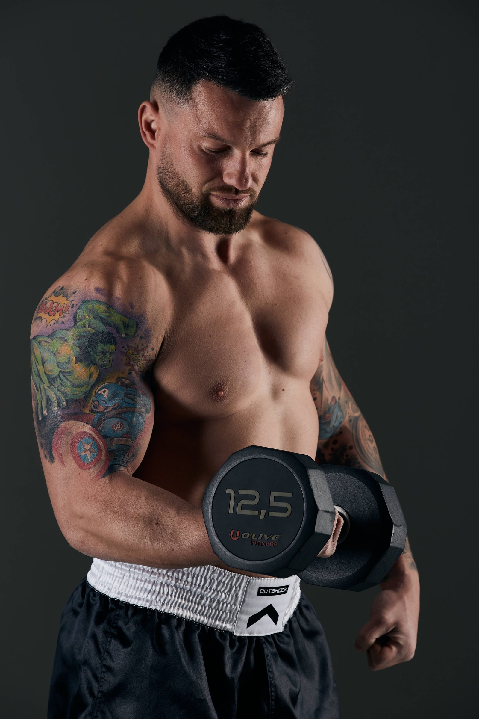 book fitness madrid – retrato en estudio, Portafolio fotografía profesional Madrid