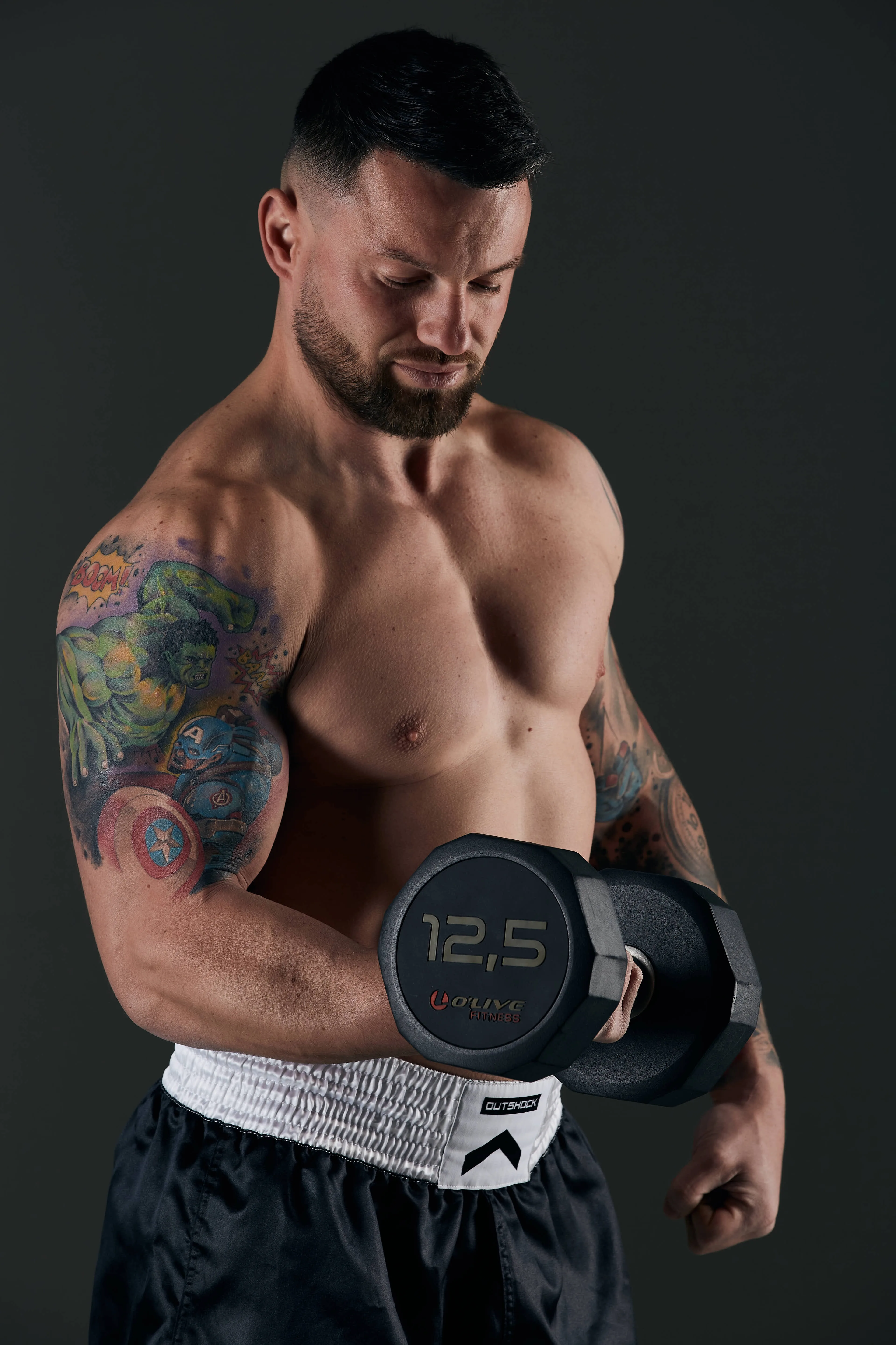 book fitness madrid – retrato en estudio, Portafolio fotografía profesional Madrid