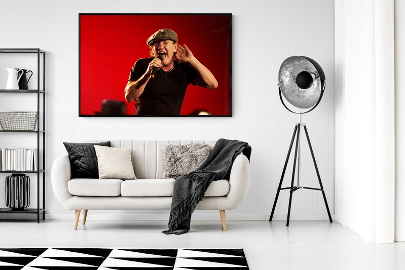 Comprar fotos de rock auténticas de Rosendo, AC/DC, Iron Maiden y más leyendas del rock, Arte fotográfico de musica de rock