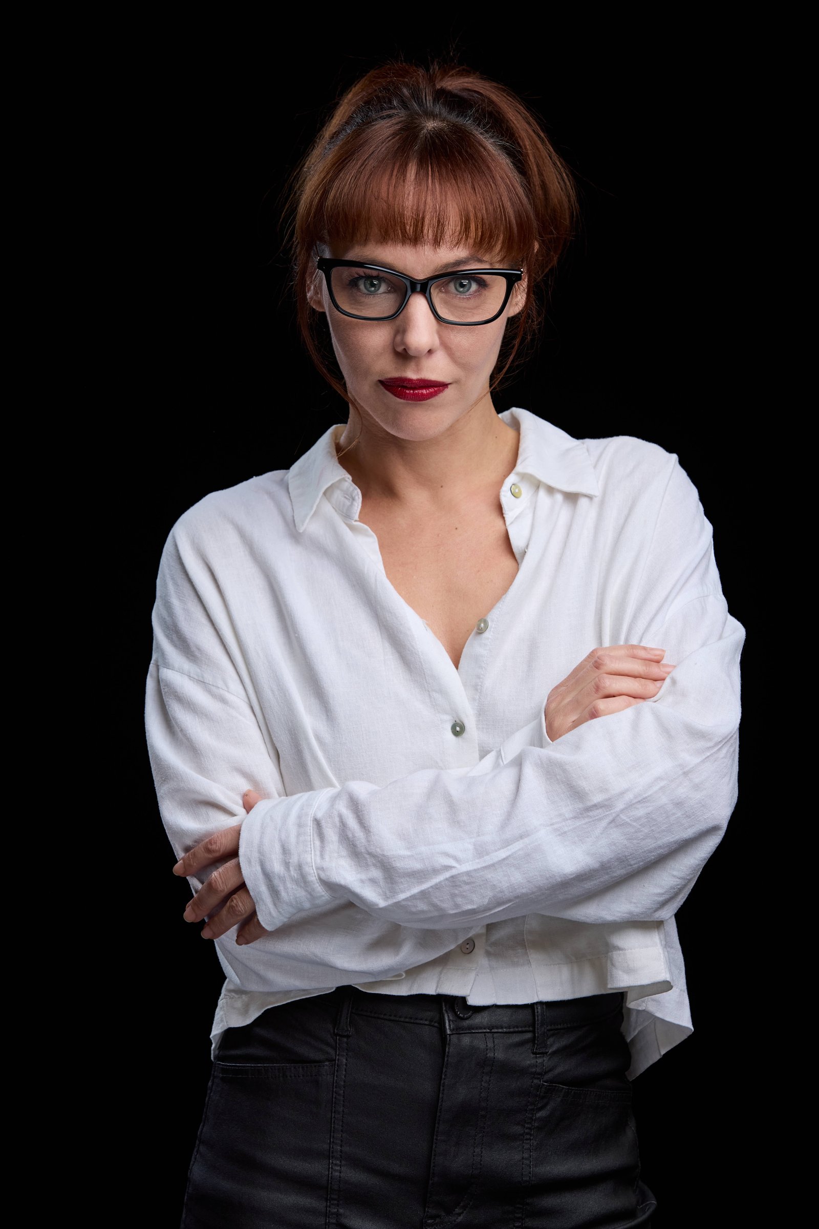 Lara de Miguel en retrato actoral realizado por Carlos Ruiz en Madrid